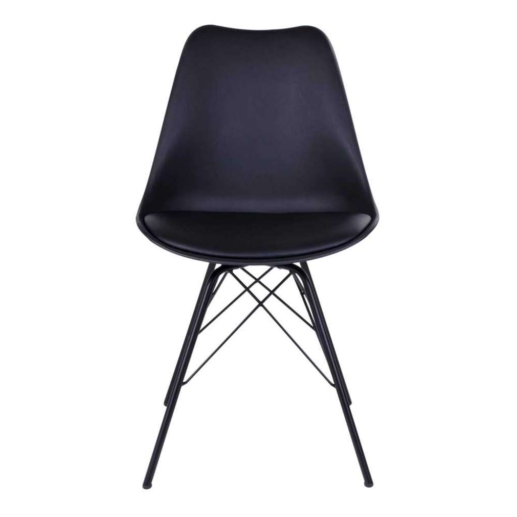 Esstischstühle in Schwarz Skandi Design (2er Set)