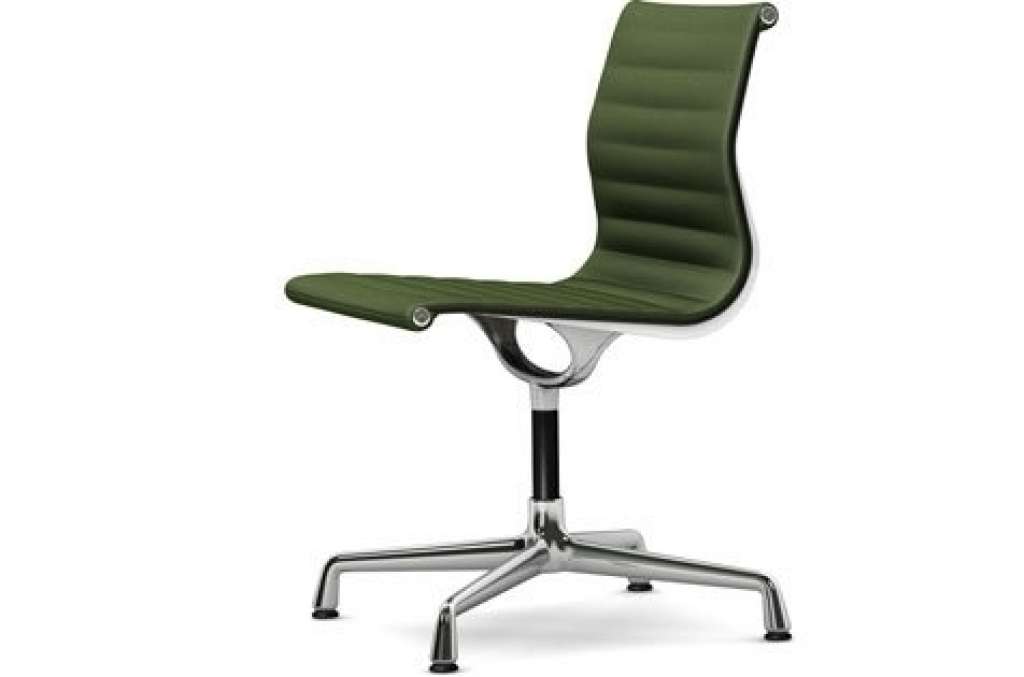 Vitra - Aluminium Chair - EA 101 - 77 nero forest - indoor