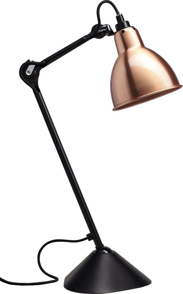 DCW éditions - LAMPE GRAS N°205 Black Body Round - kupfer - indoor