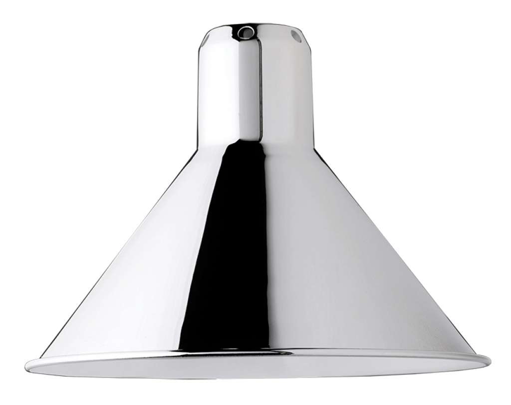 DCW éditions - LAMPE GRAS N°205 Black Body CONIC - chrom - indoor