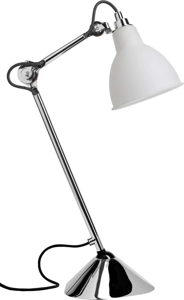 DCW éditions - LAMPE GRAS N°205 Chrome Body ROUND - mattes Glas - indoor