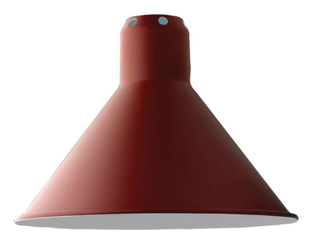 DCW éditions - LAMPE GRAS N°205 Chrome Body CONIC - rot - indoor