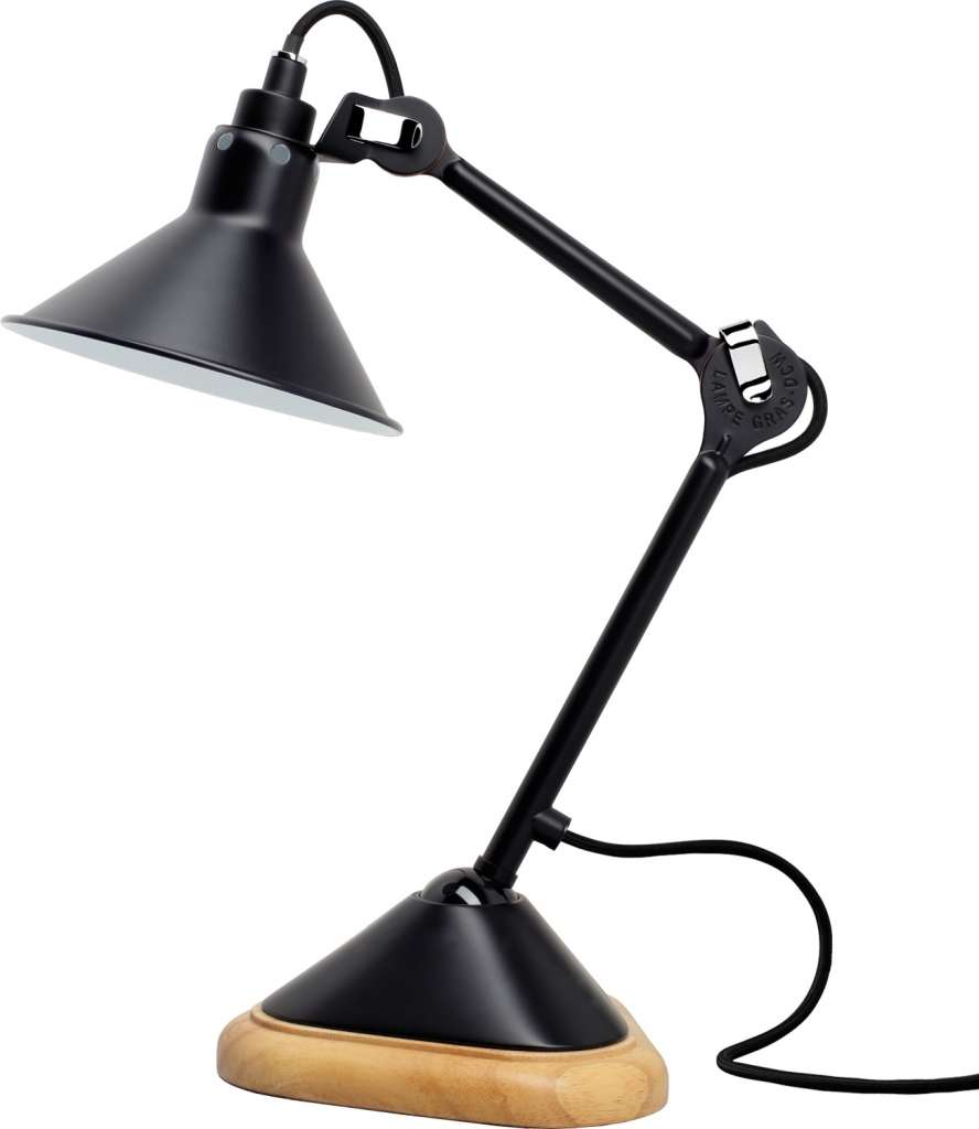 DCW éditions - LAMPE GRAS N°207 schwarz CONIC - schwarz - indoor