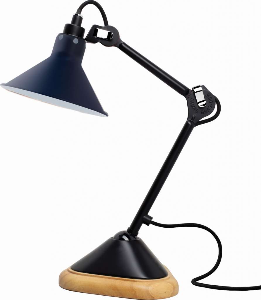 DCW éditions - LAMPE GRAS N°207 schwarz CONIC - blau - indoor