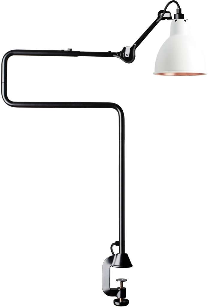 DCW éditions - LAMPE GRAS N°211-311 ROUND - weiß/kupfer - indoor