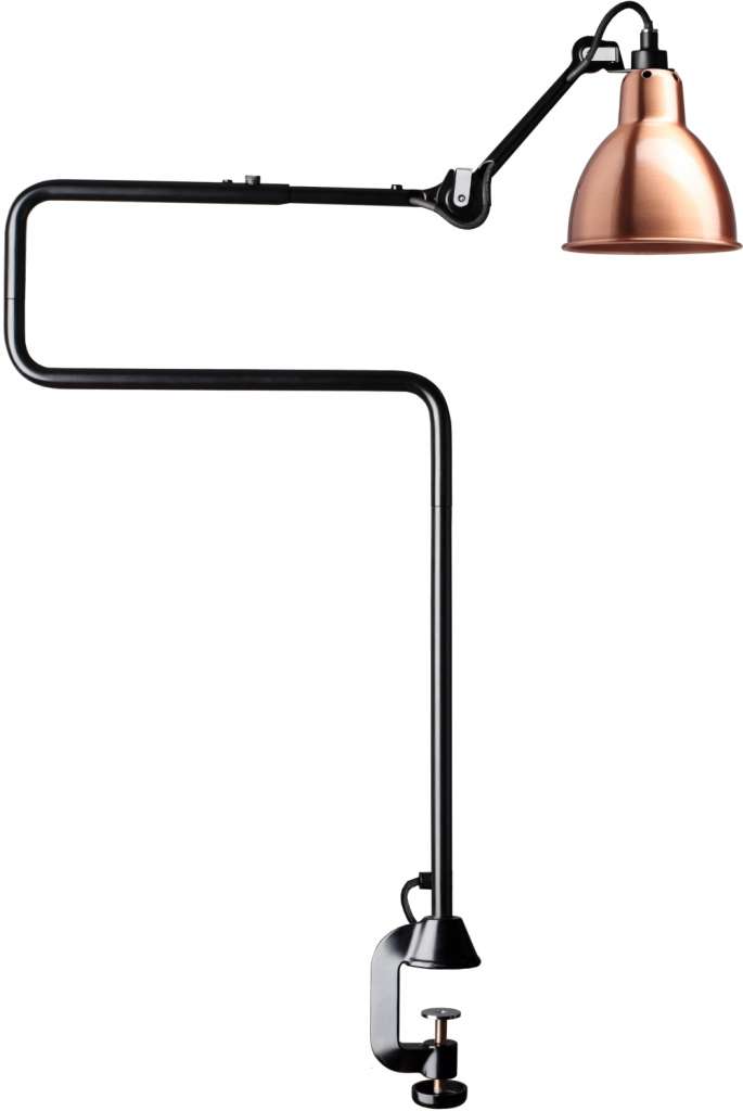 DCW éditions - LAMPE GRAS N°211-311 ROUND - kupfer/weiß - indoor