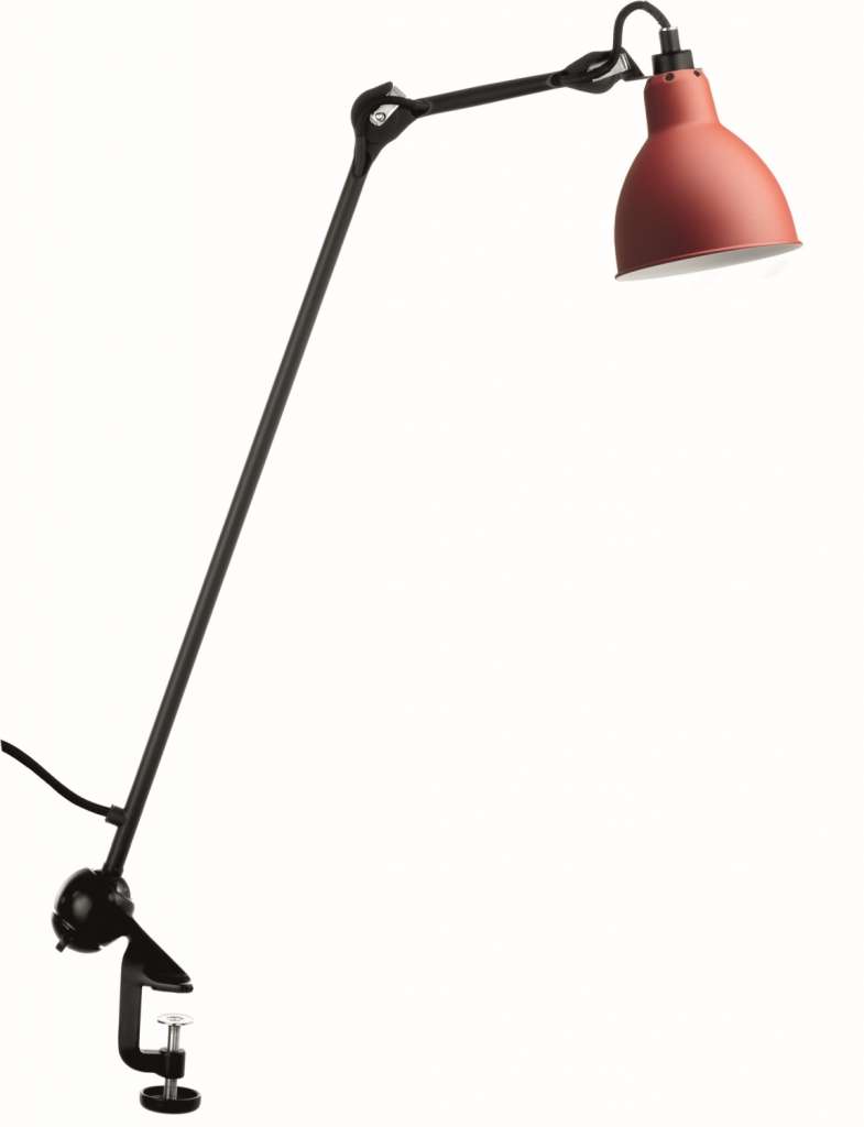 DCW éditions - LAMPE GRAS N°201 ROUND - rot - indoor