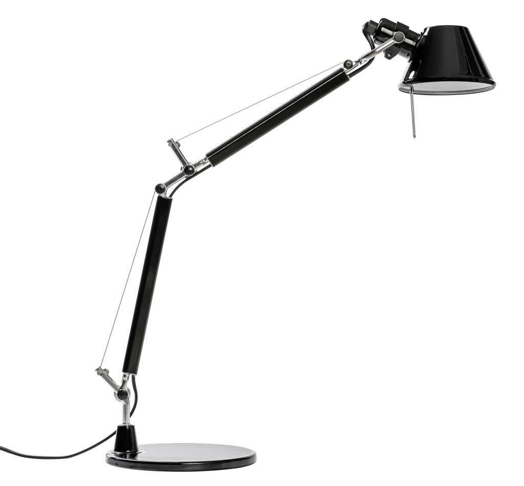 Artemide - Limitierte Edition - Tolomeo Micro Tischleuchte  - glossy black - indoor