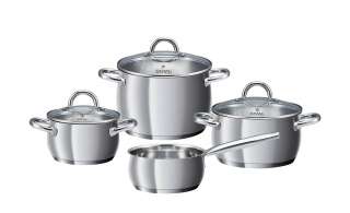 Topfset, 7-teilig  Lollo Rosso ¦ Edelstahl Töpfe & Pfannen & Zubehör > Topf und Pfannen-Sets - Höffner