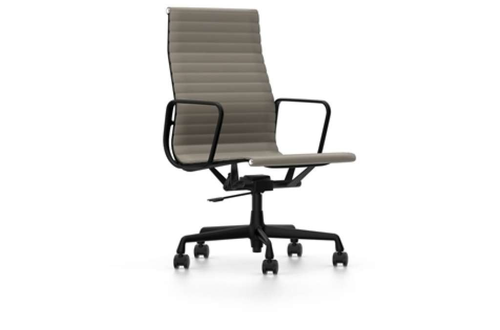 Vitra - Aluminium Sessel - EA 119 - Vitra - Leder 71 sand - indoor