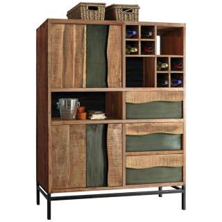 HIGHBOARD Akazie massiv sägerau Naturfarben