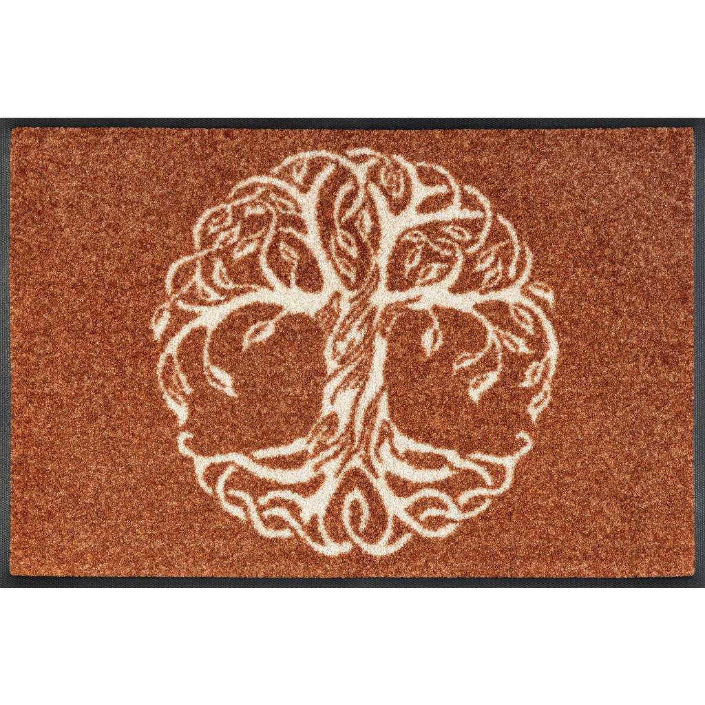 FUßMATTE 40/60 cm Graphik Kupferfarben