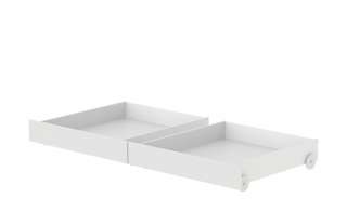 FLEXA 2 Schubladen mit Rollen  Flexa White ¦ weiß ¦ Maße (cm): B: 98 H: 22 T: 92 Sonstiges Zubehör - Höffner