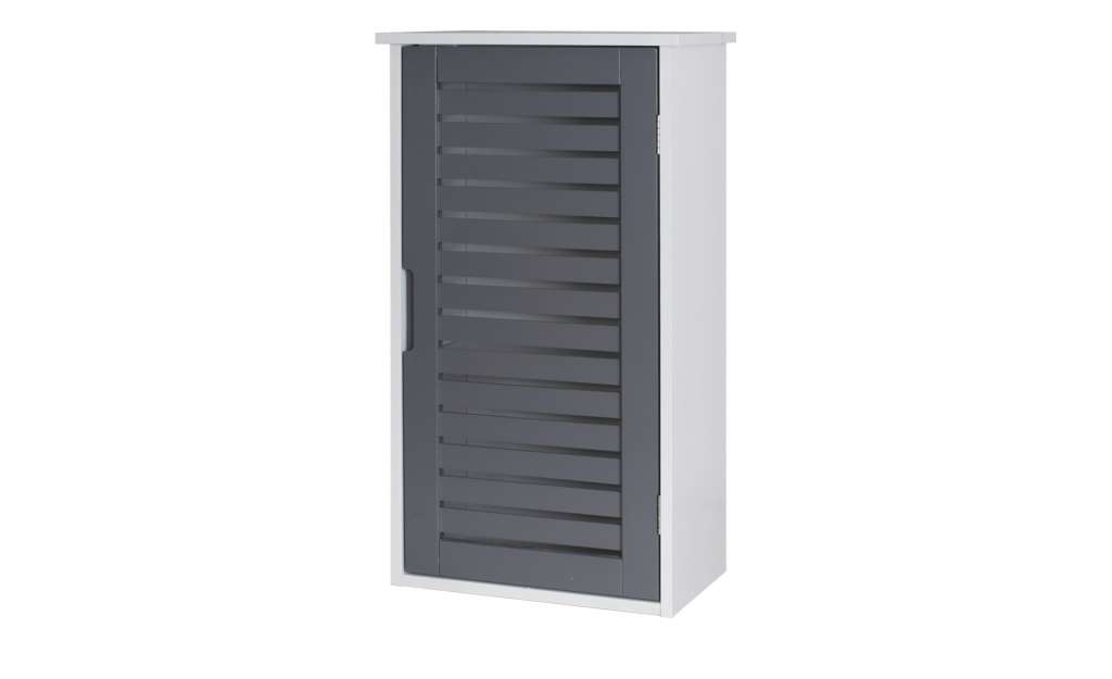 Wandschrank  Nisser ¦ grau ¦ Maße (cm): B: 34 H: 61 T: 20 Schränke > Badschränke > Bad-Hochschränke - Höffner