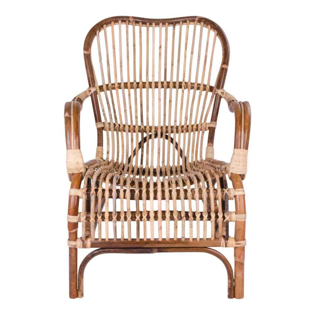 Armlehnsessel aus Rattan Landhausstil