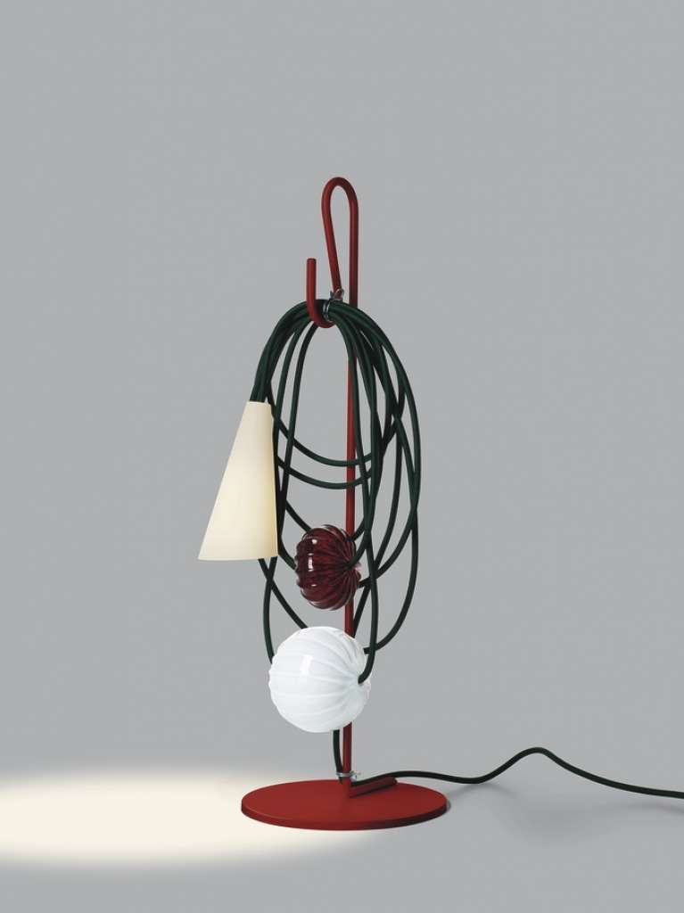 Foscarini - Filo Tischleuchte - rot/grün - indoor