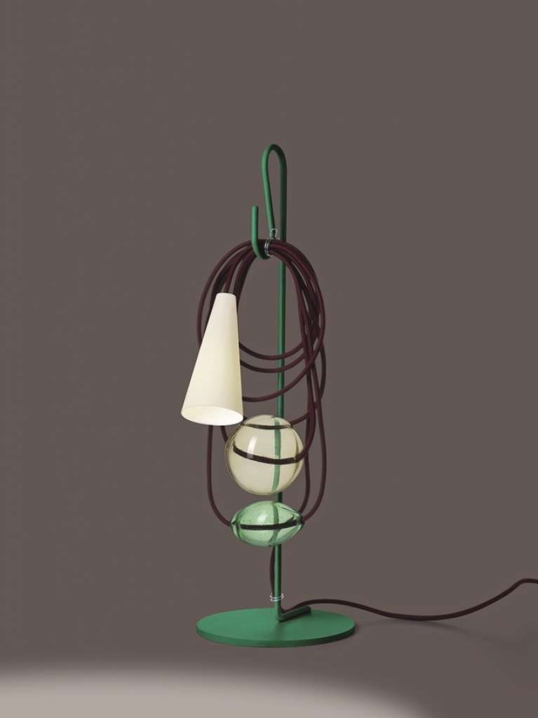 Foscarini - Filo Tischleuchte - grün/lila - indoor