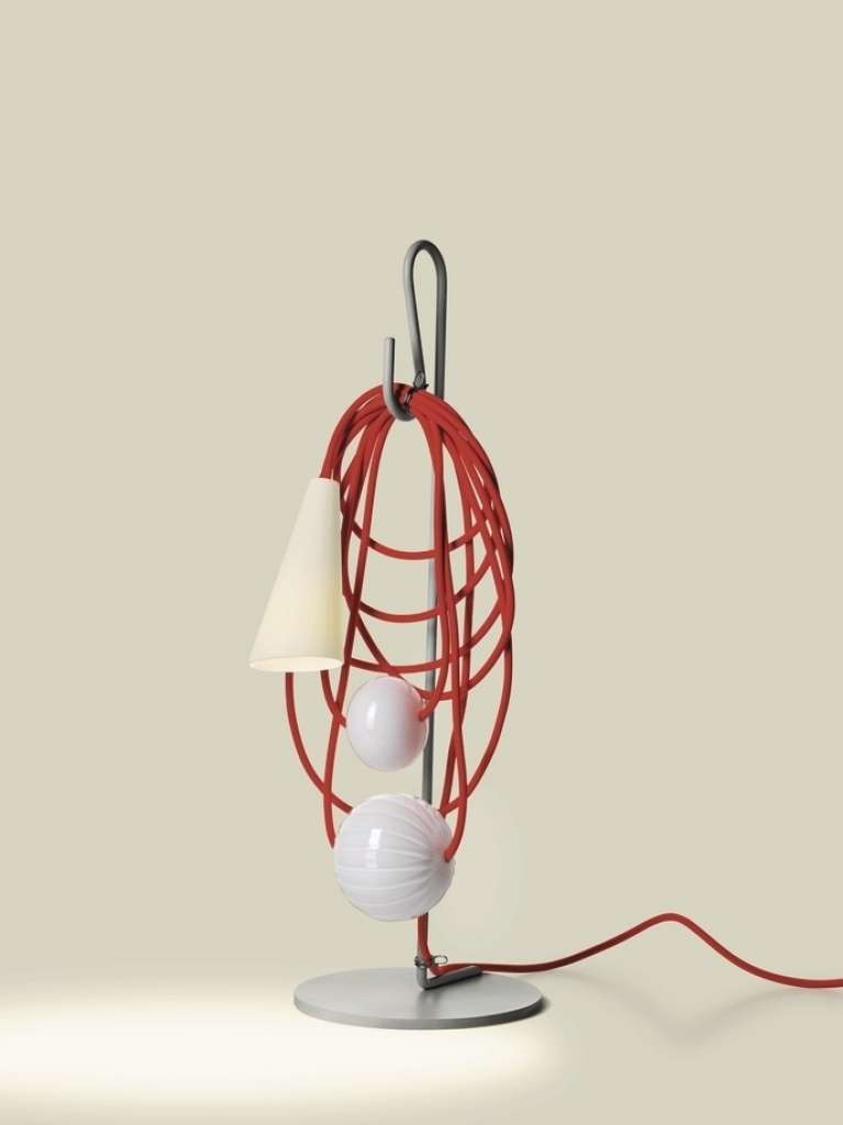 Foscarini - Filo Tischleuchte - weiß/koralle - indoor