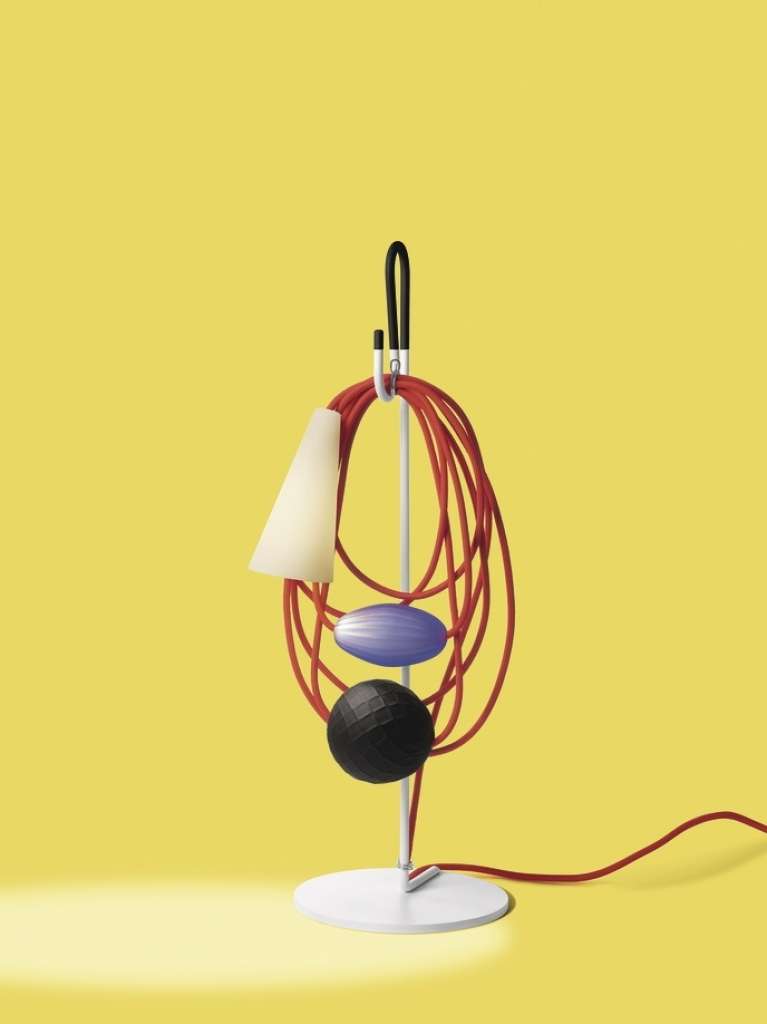 Foscarini - Filo Tischleuchte - weiß/rot - indoor