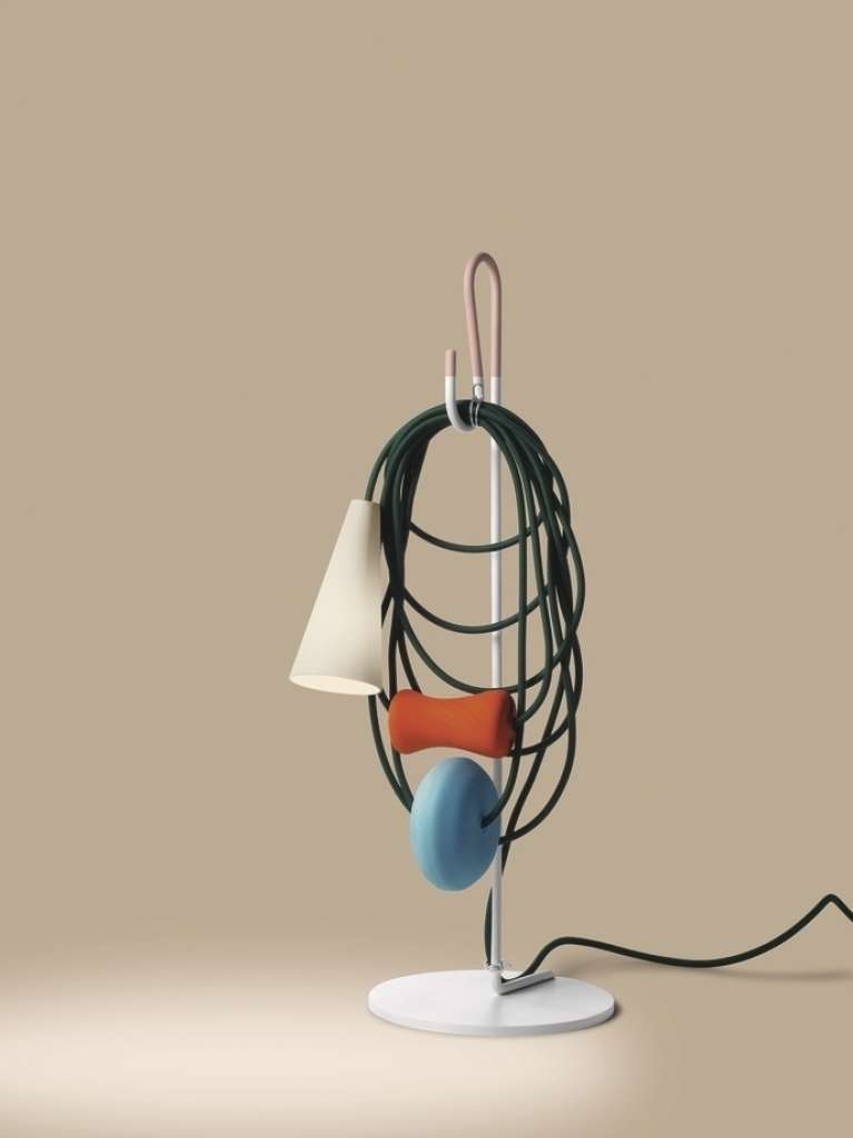 Foscarini - Filo Tischleuchte - weiß/grün - indoor