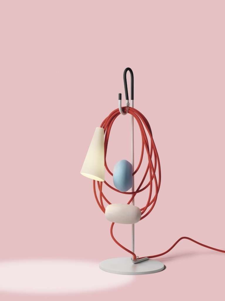 Foscarini - Filo Tischleuchte - weiß/lachs - indoor