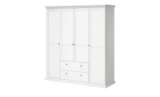 Drehtürenschrank  Bellano ¦ weiß ¦ Maße (cm): B: 182 H: 201 T: 61 Schränke > Schranksysteme - Höffner