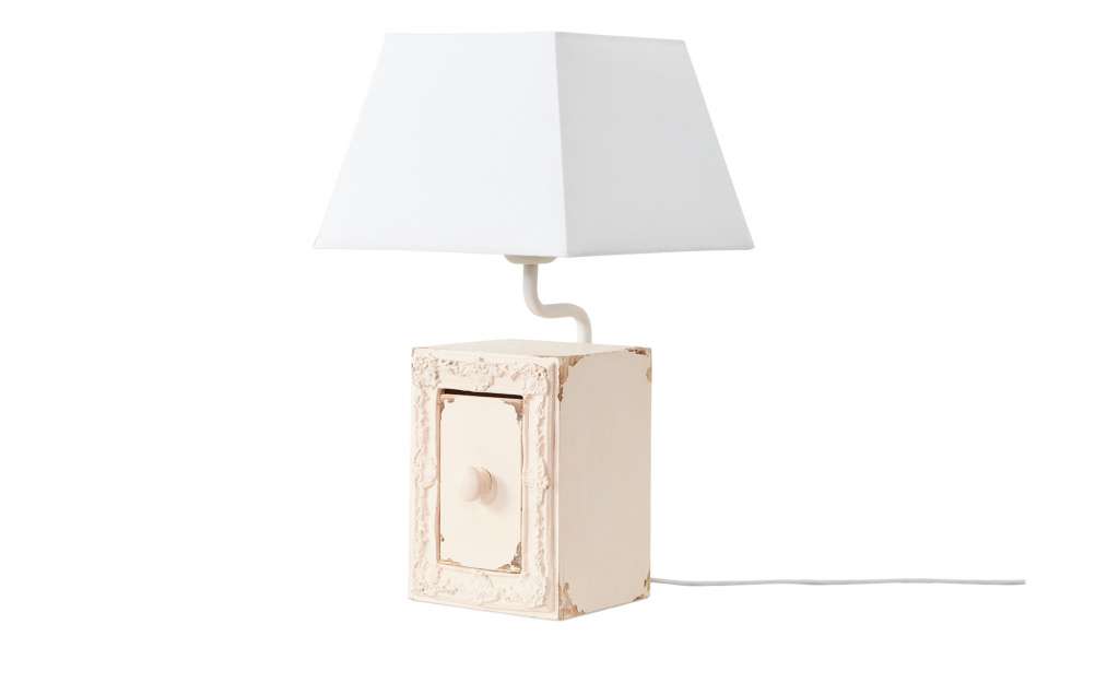 Tischleuchte, 1-flammig, rosa mit Schublade ¦ rosa/pink ¦ Maße (cm): H: 44 Lampen & Leuchten > Innenleuchten > Tischlampen - Höffner