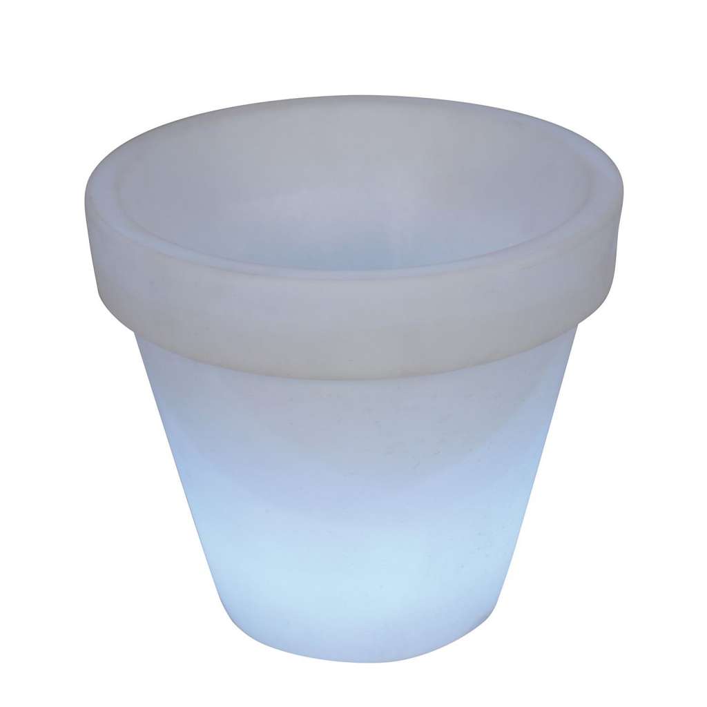 home24 LED-Aussen-Pflanzenkuebel OE50cm 20-flammig