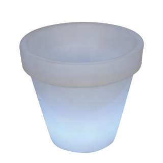 home24 LED-Aussen-Pflanzenkuebel OE50cm 20-flammig