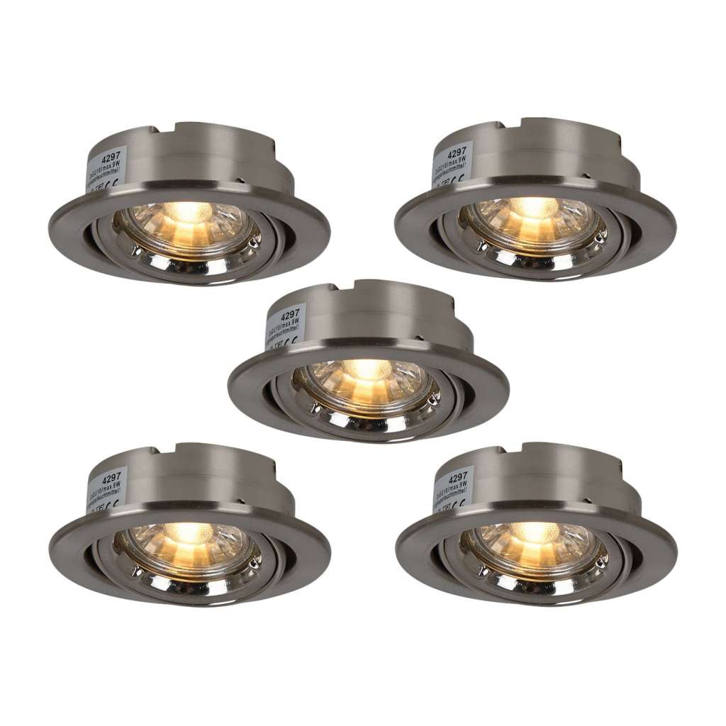 home24 LED-Einbauleuchte Medowie II