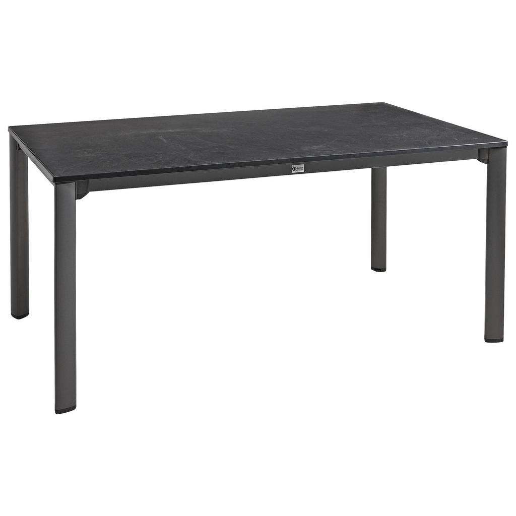 GARTENTISCH Metall Anthrazit, Grau