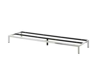 Metallgestell  Vitreo ¦ silber ¦ Maße (cm): B: 135 H: 13 T: 39,5 Sonstiges Zubehör - Höffner