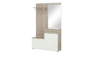 uno Kompaktgarderobe  Plaza ¦ Maße (cm): B: 120 H: 195 T: 37 Garderoben & Kleiderstangen > Garderoben - Höffner