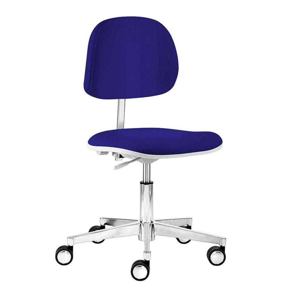 Schreibtischstuhl in Blau Webstoff Made in Germany