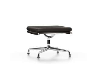Vitra - EA 223 Soft Pad Chair - Vitra Leder 68 chocolate - indoor