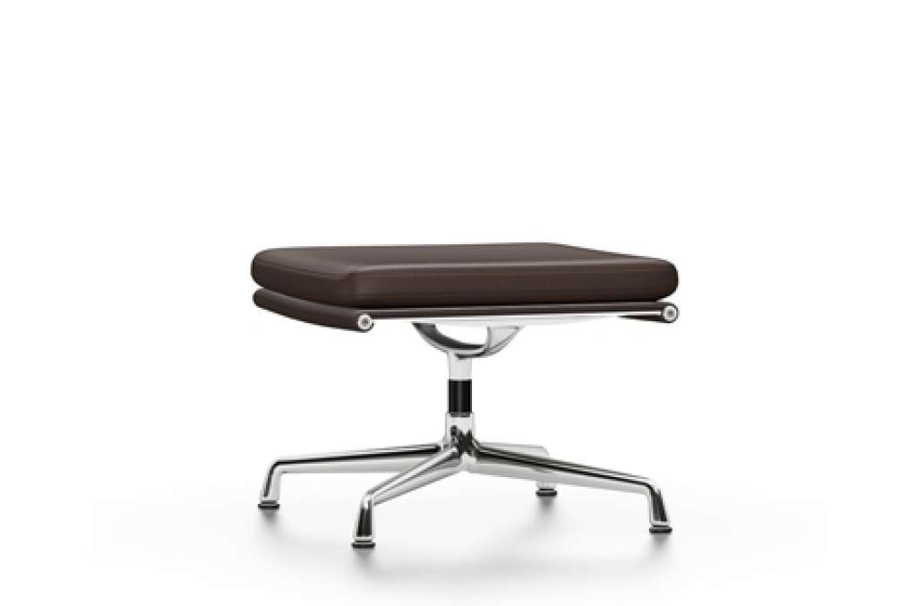 Vitra - EA 223 Soft Pad Chair - Vitra Leder 69 kastanie - indoor