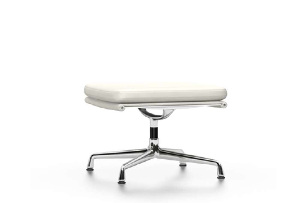 Vitra - EA 223 Soft Pad Chair - Vitra Leder 72 snow - indoor