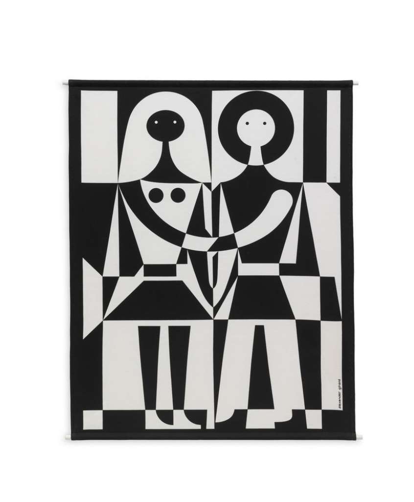 Vitra - Environmental Wall Hanging Black & White - - indoor