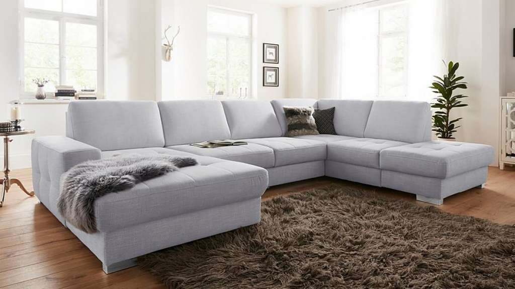 sit&more Wohnlandschaft, mit Federkern und Sitztiefenverstellung, wahlweise mit Bettfunktion und Bettkasten