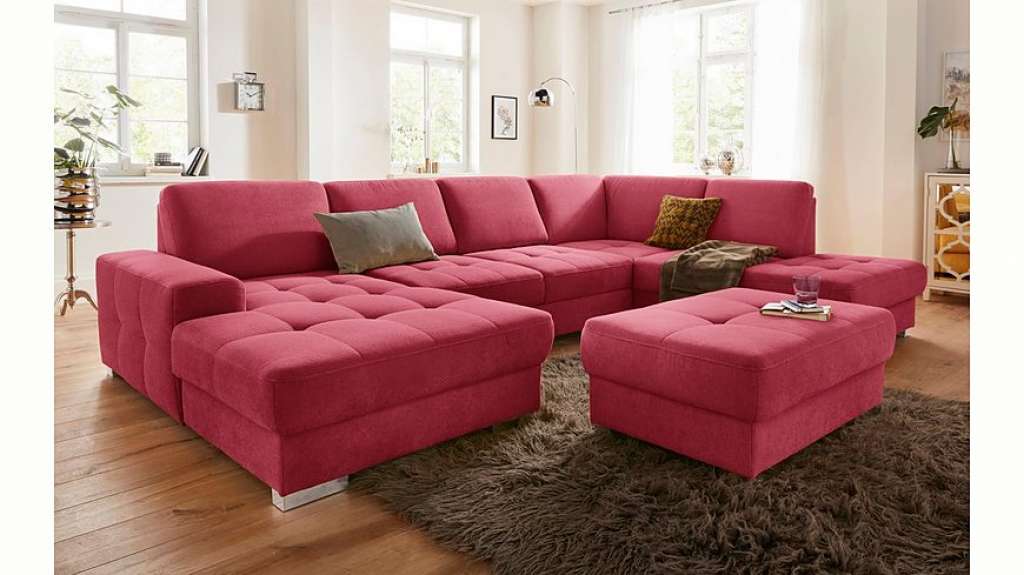 sit&more Wohnlandschaft, mit Federkern und Sitztiefenverstellung, wahlweise mit Bettfunktion und Bettkasten