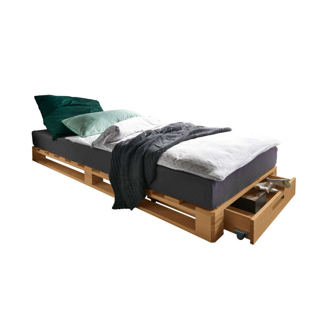 BETT Kiefer massiv 90/200 cm