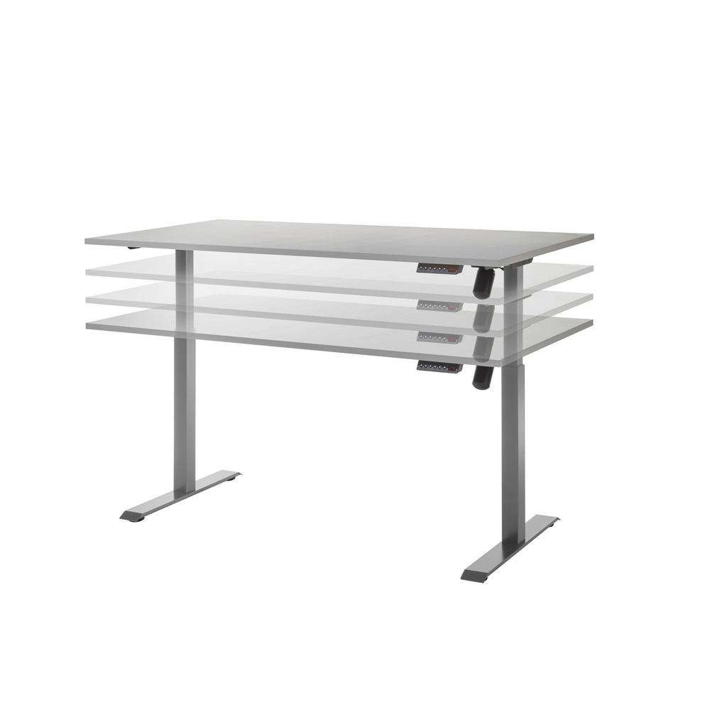 SCHREIBTISCH Hellgrau