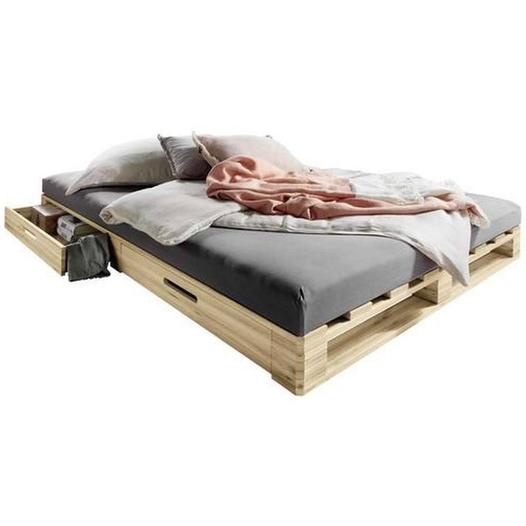 BETT Kiefer massiv 140/200 cm