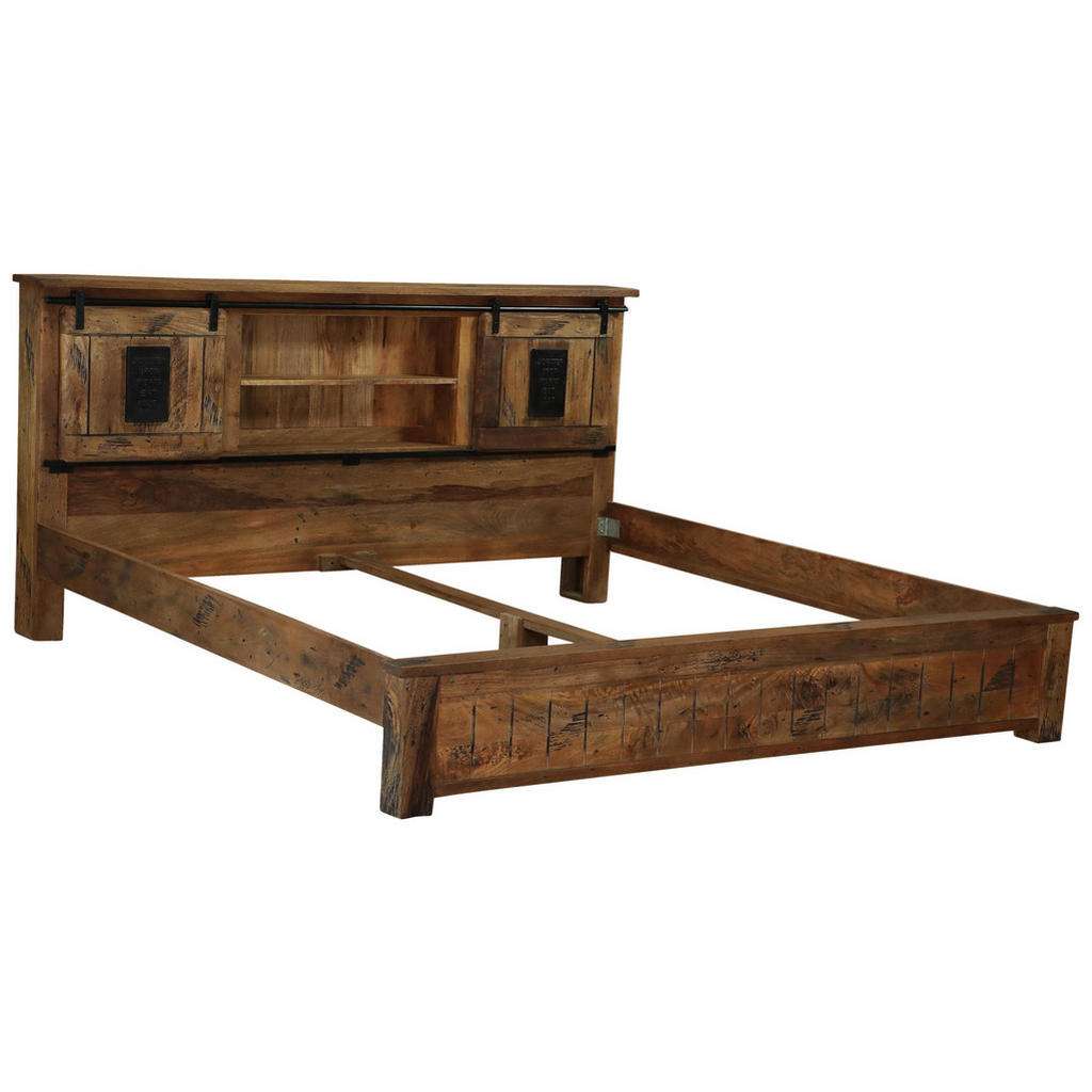 BETT Mangoholz massiv 180/200 cm