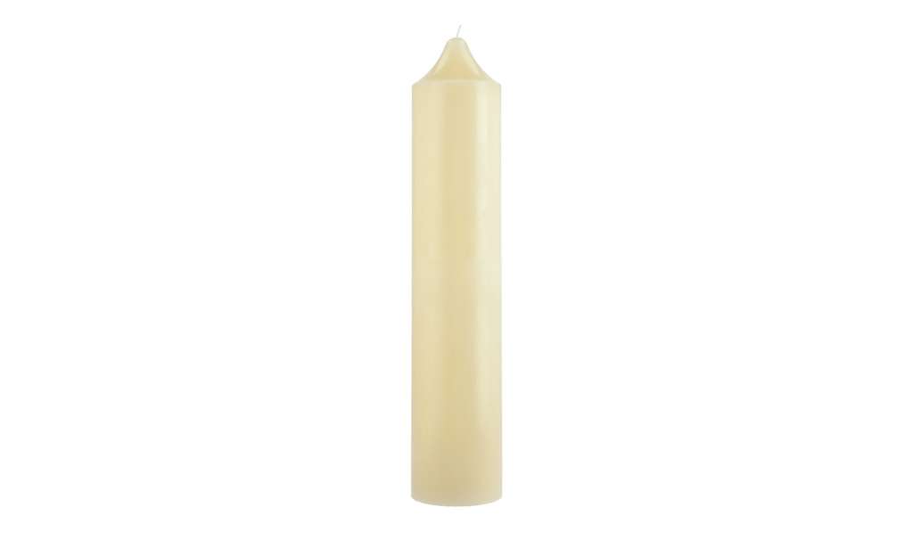Kirchenkerze ¦ creme ¦ Wachs ¦ Maße (cm): H: 50 Ø: 10 Dekoration > Kerzen & Lichter - Höffner
