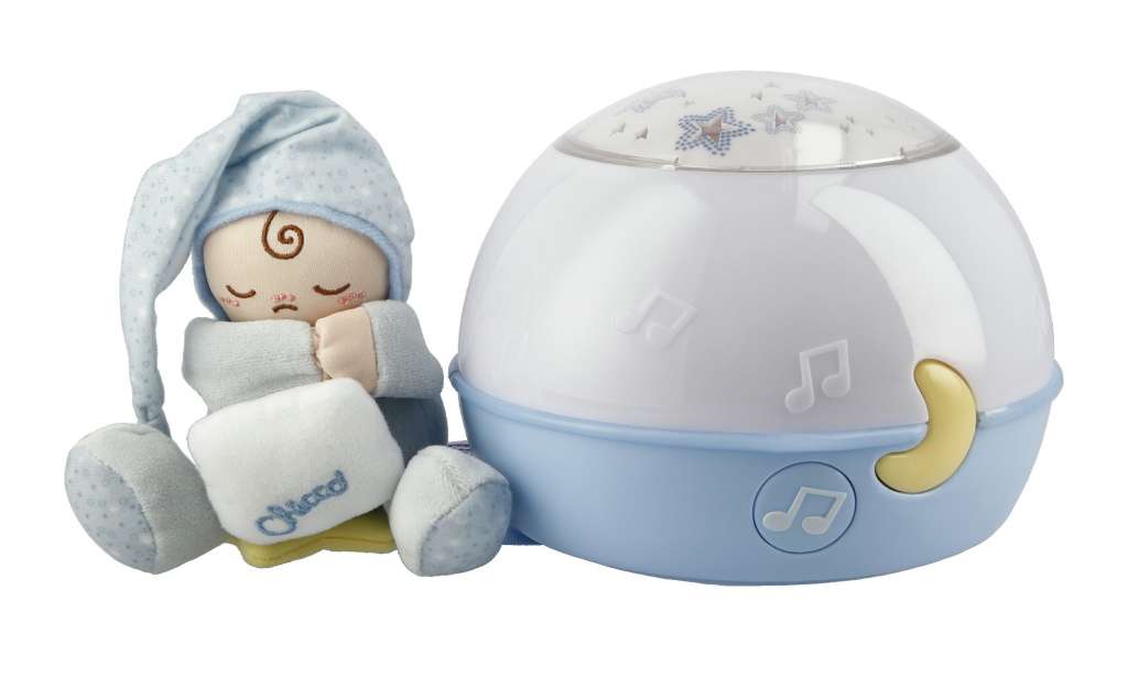 Chicco Nachtlicht mit Musik  Sternenhimmel Projektor ¦ blau ¦ Kunststoff Baby > Spielen > Lernspielzeug - Höffner