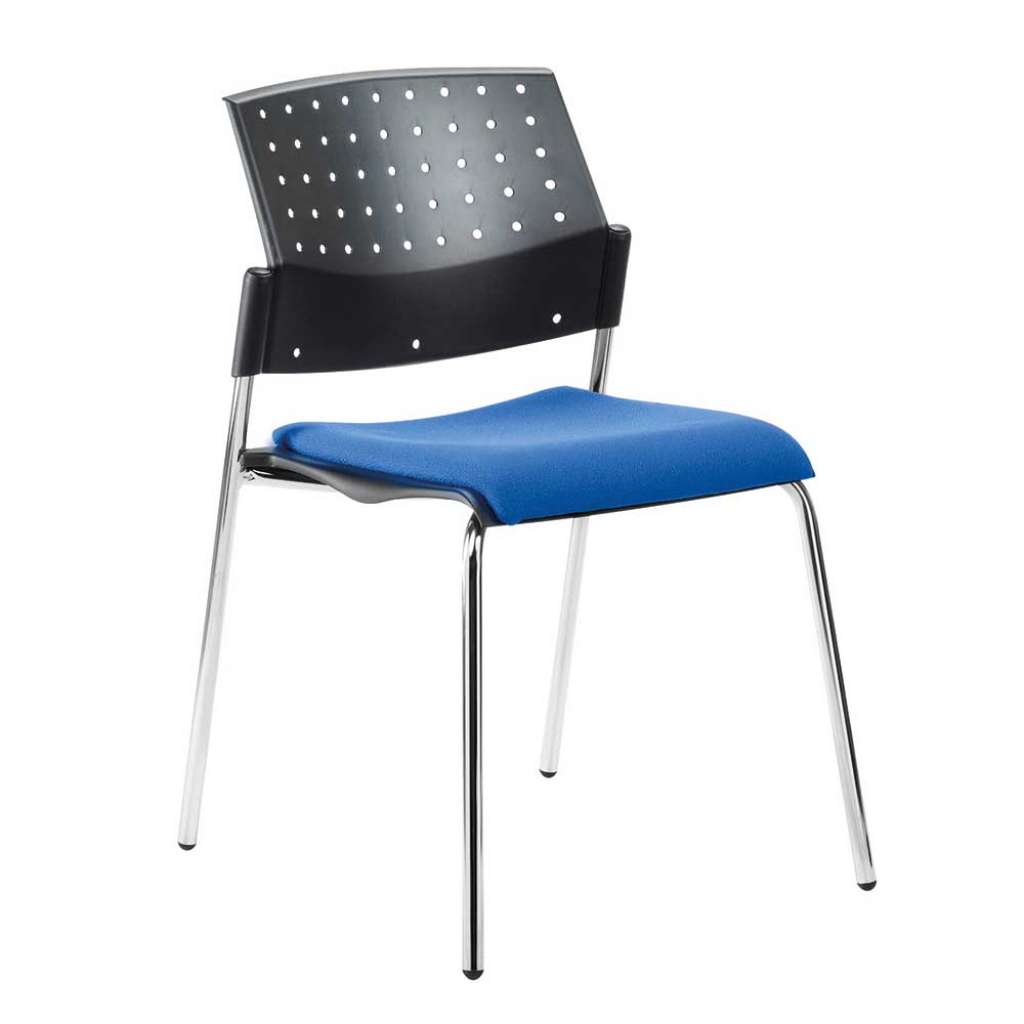Esszimmerstuhl in Schwarz und Blau Made in Germany