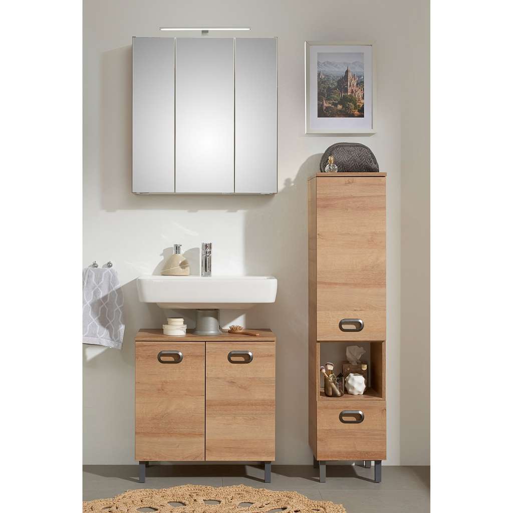 home24 Badezimmerset Buca III (3-teilig)