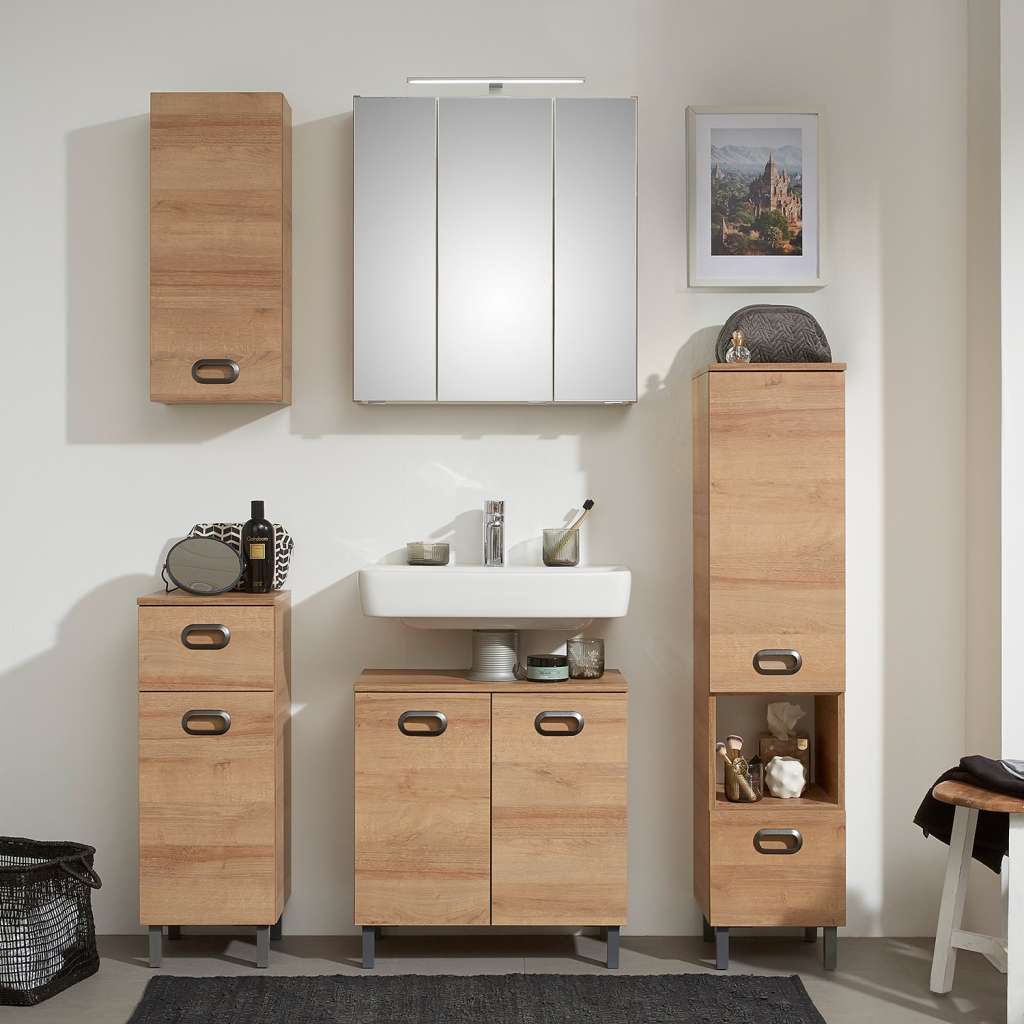 home24 Badezimmerset Buca I (5-teilig)