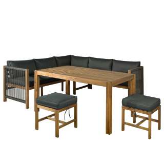 home24 Loungeset Bayton (5-teilig)